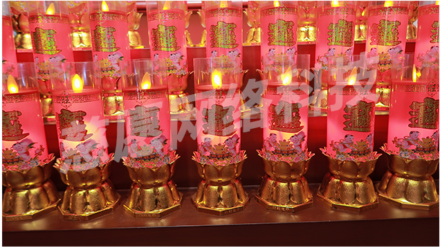 慈愿智能電子蠟燭臺：針對明火蠟燭危害，提供科學(xué)生態(tài)的智慧寺院解決方案